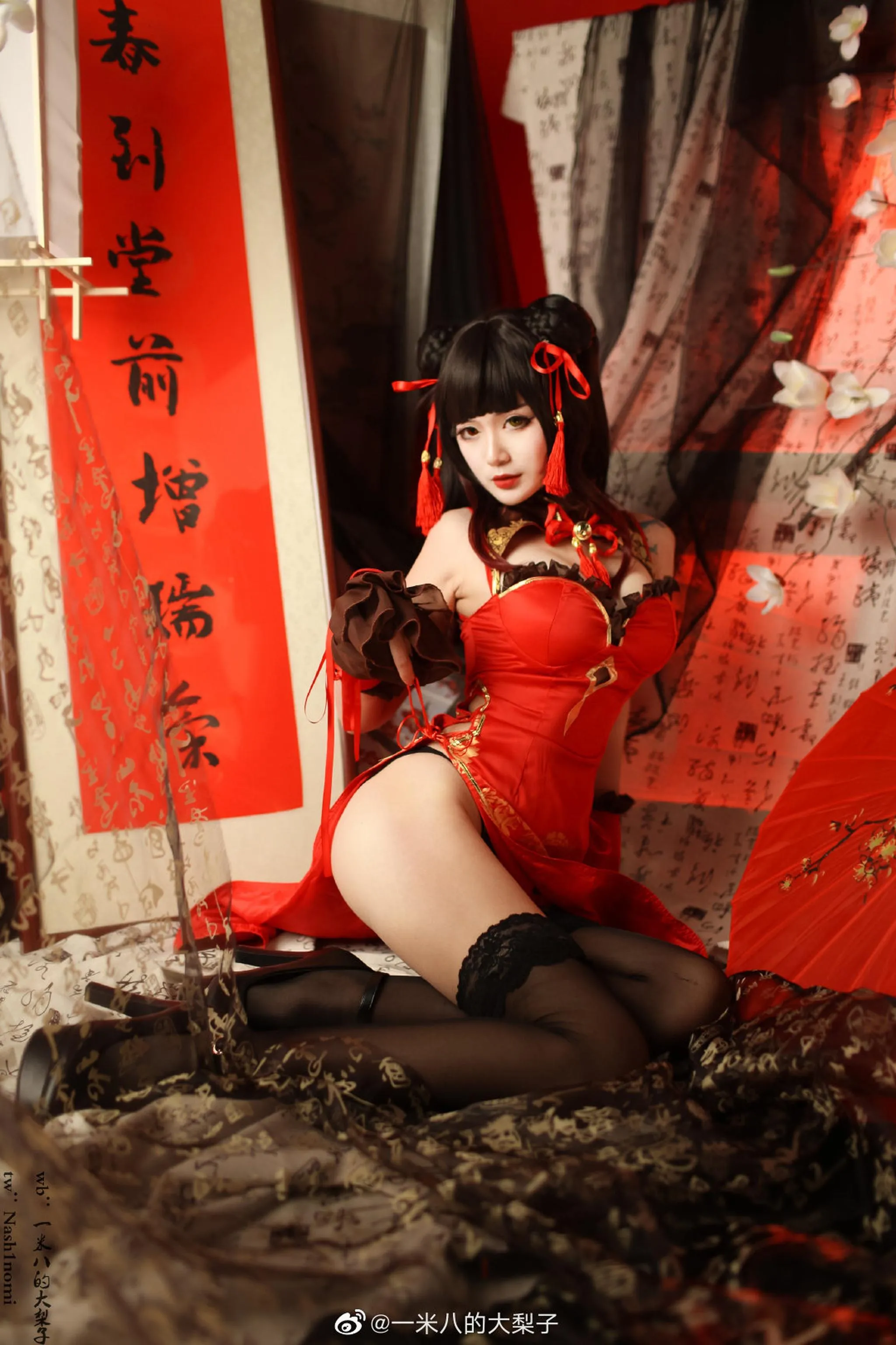 一米八的大梨子 – NO.007 时崎狂三新春旗袍 [22P]插图7
